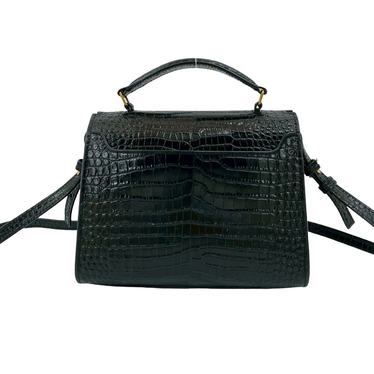Saint Laurent Paris Cassandra YSL Logo Leather 2way Shoulder Bag Handbag