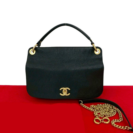 Chanel Caviar Leather 2way Handbag