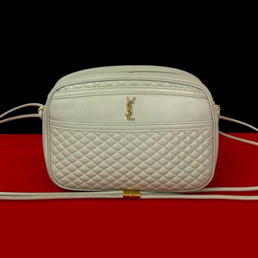 Saint Laurent Paris YSL Leather Mini Shoulder Bag
