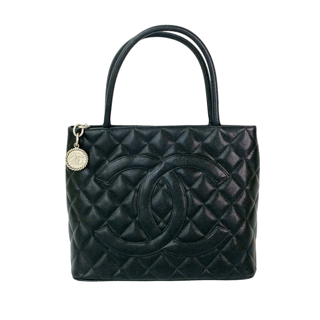 Chanel Matelasse Caviar Leather Tote Bag