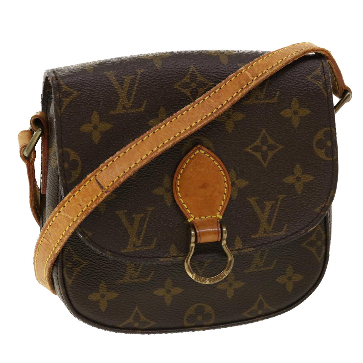 LOUIS VUITTON Monogram Saint Cloud PM Shoulder Bag M51244 LV Auth am3665