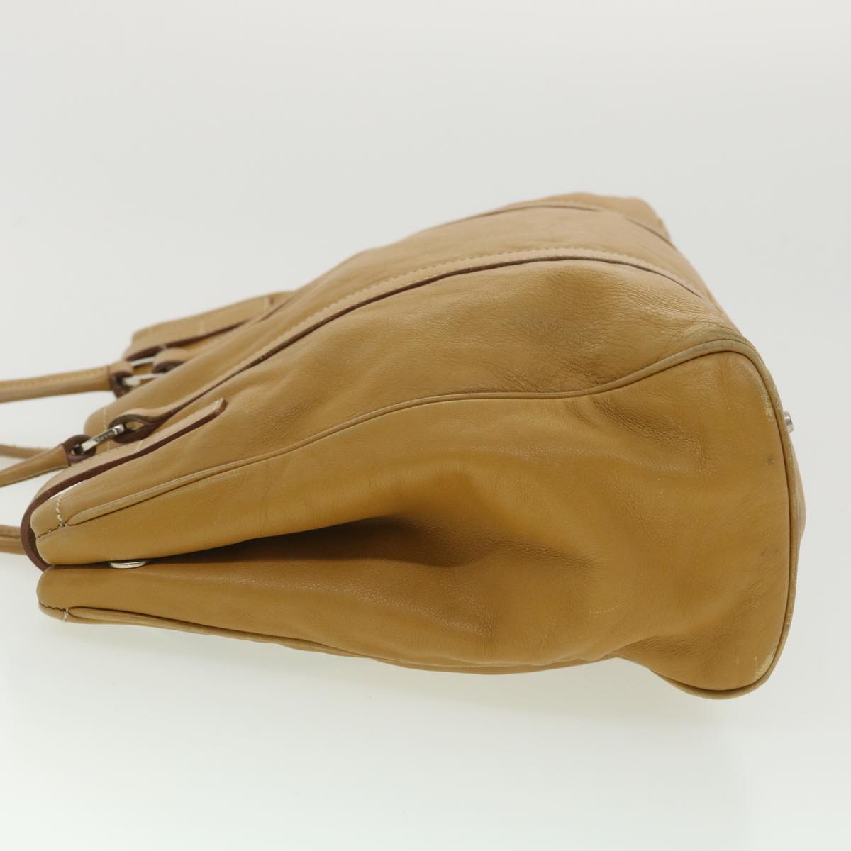 Prada Shoulder Bag Leather Brown