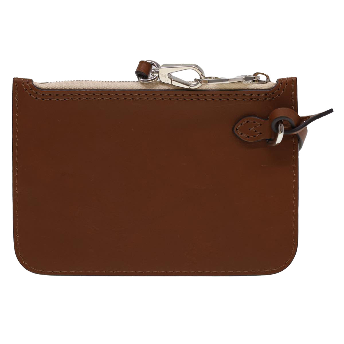 LOUIS VUITTON Mahina PM Pouch Leather Brown LV am4164