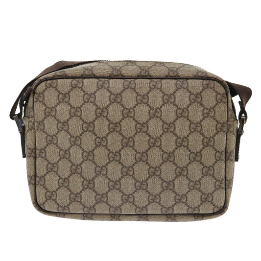 Gucci Leather Canvas Shoulder Bag