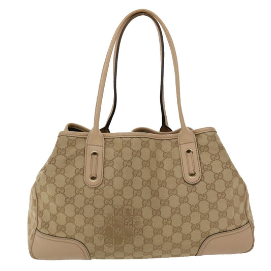 Gucci Leather Canvas Tote