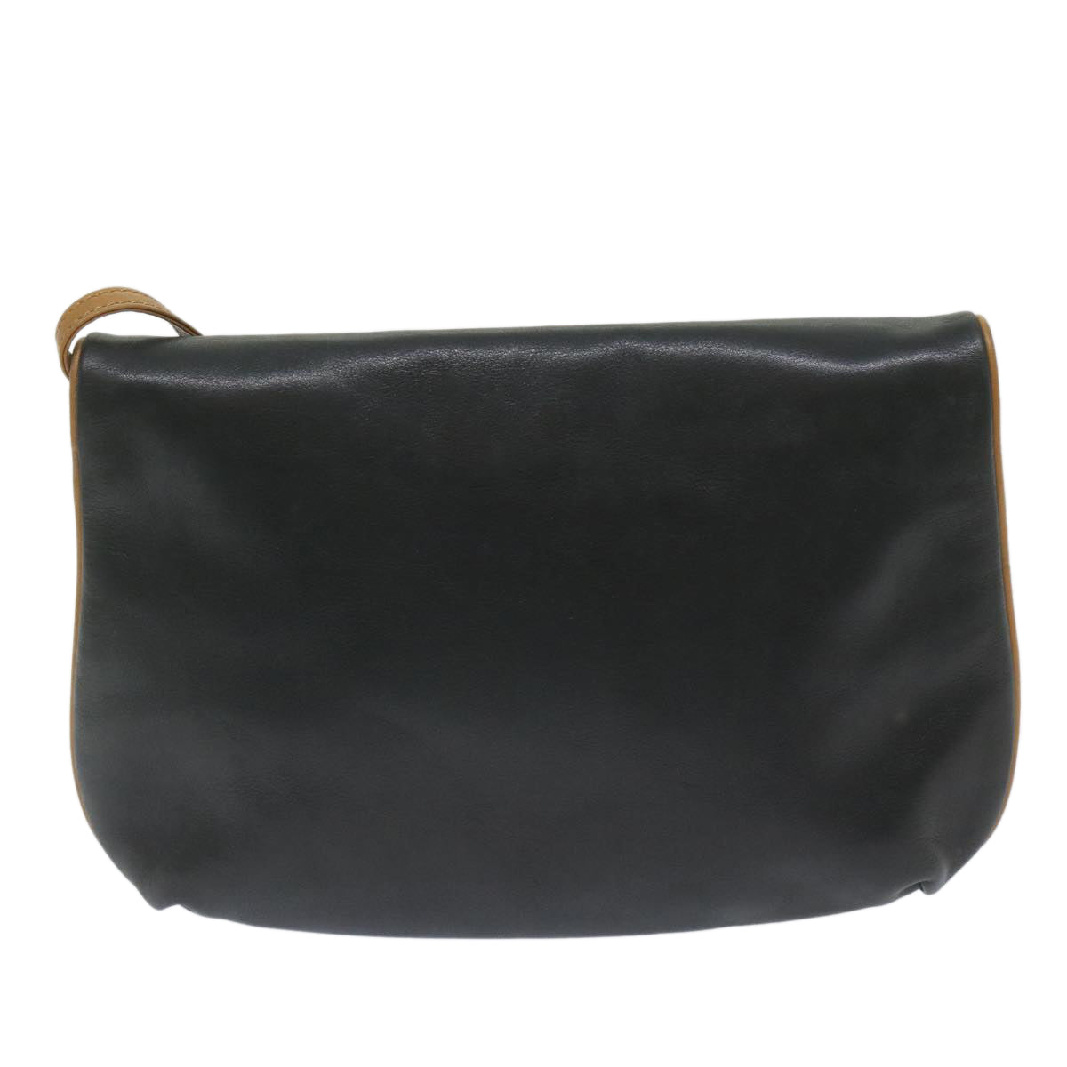 Luxury CELINE Shoulder Bag Leather Black am5325