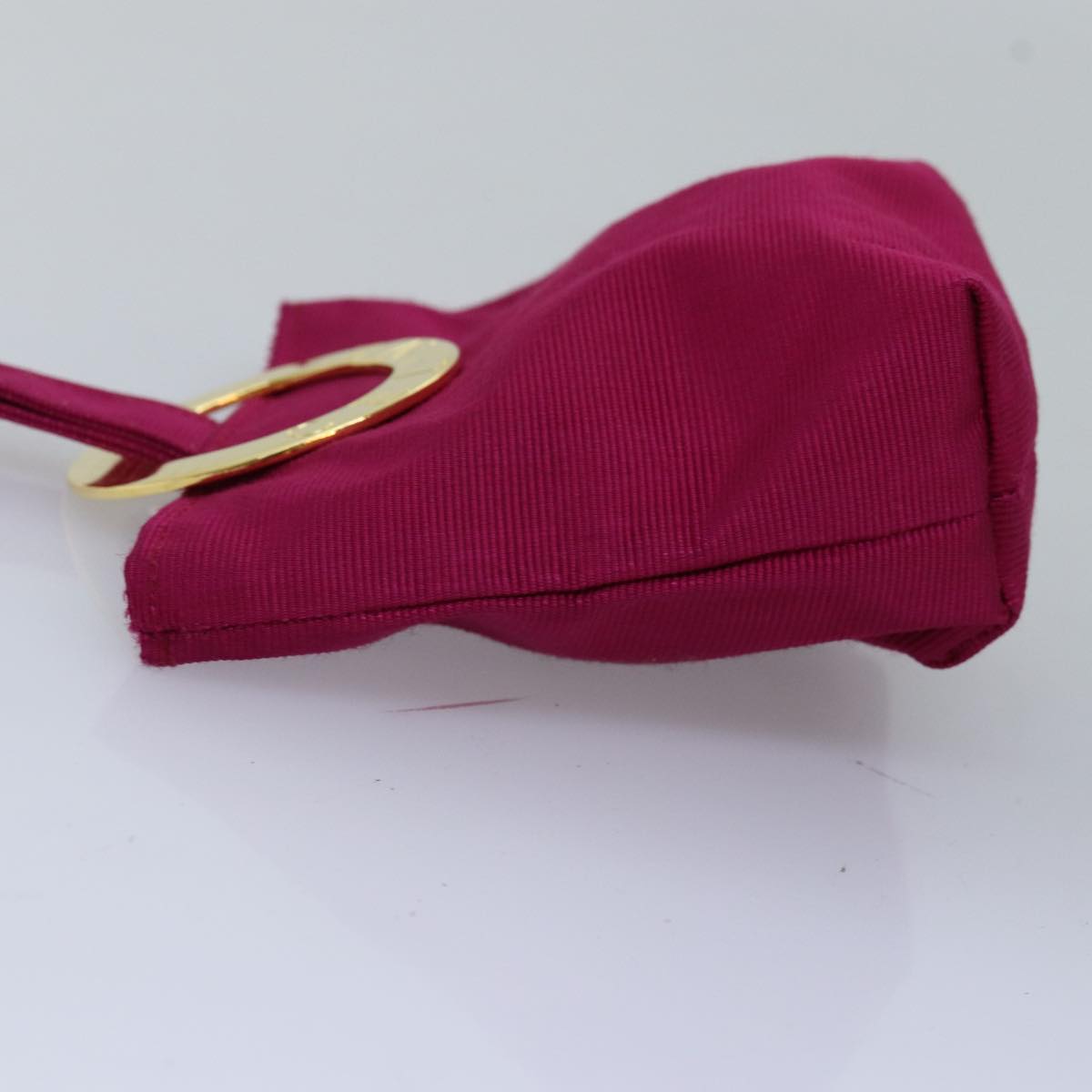 Luxury CELINE Circle Pouch Nylon Pink am6378