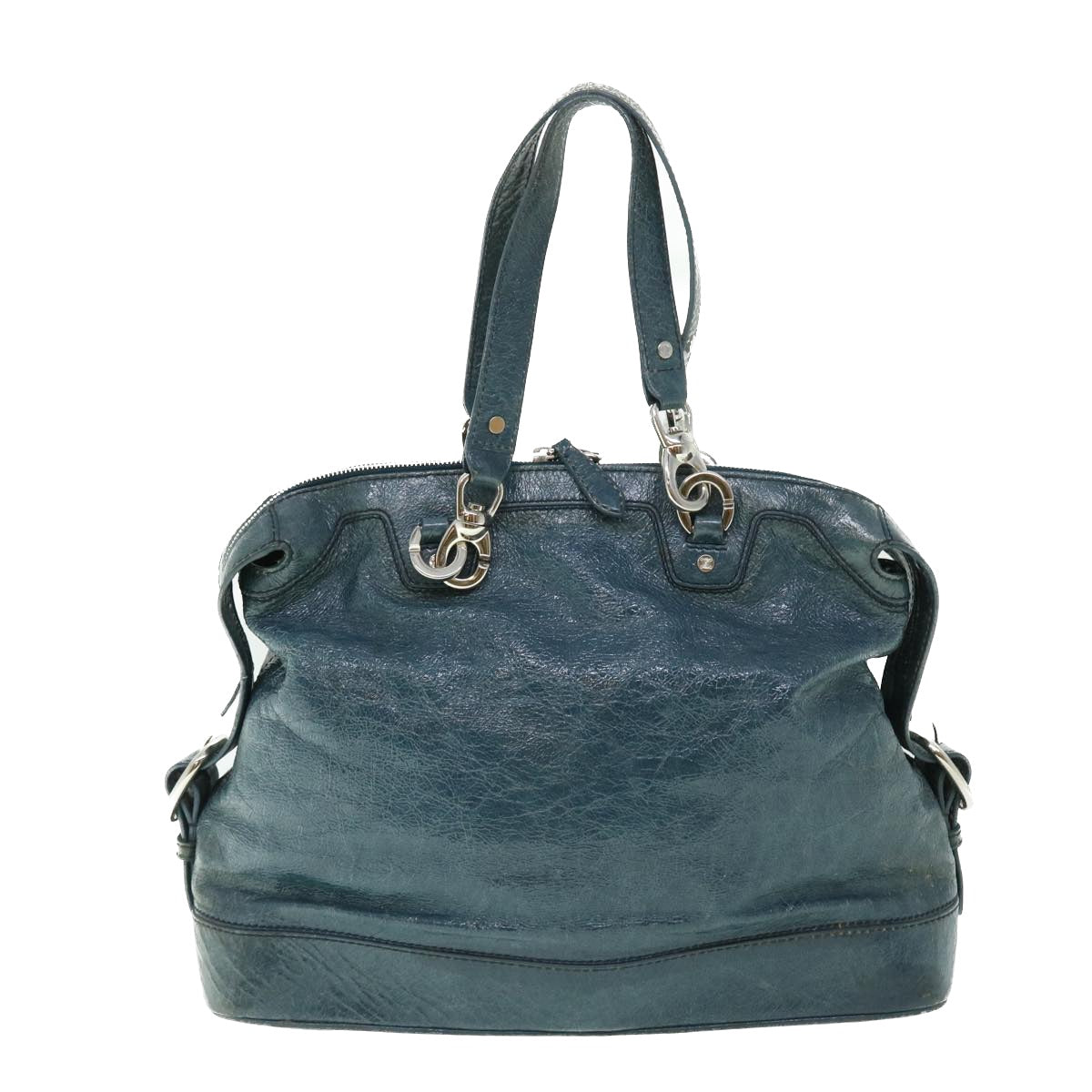Luxury CELINE Shoulder Bag Leather Blue ar10025B