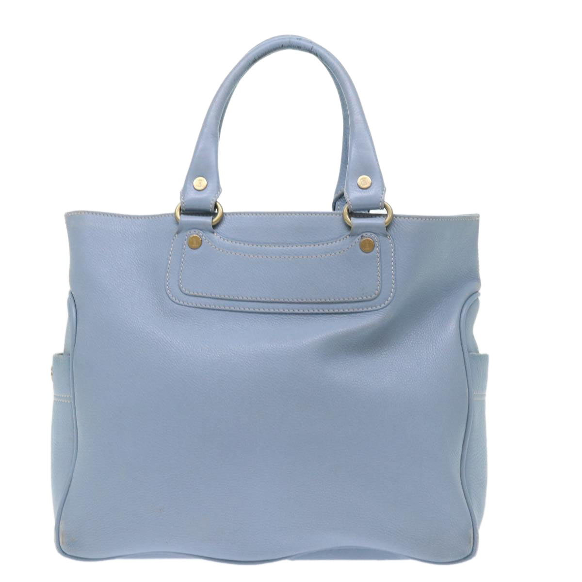 Luxury CELINE Boogie Bag Hand Bag Leather Blue ar10054B