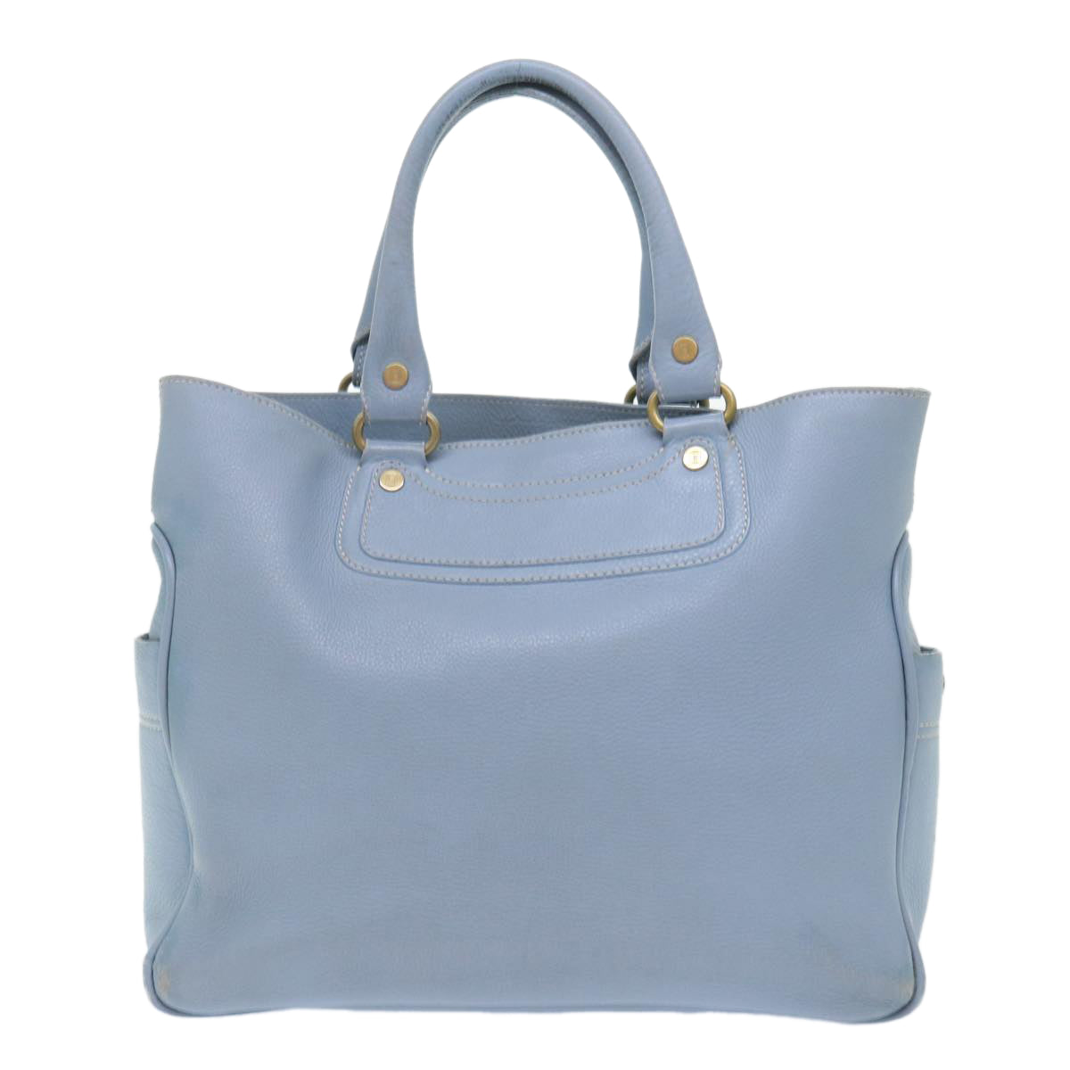 Luxury CELINE Boogie Bag Hand Bag Leather Blue ar10054B