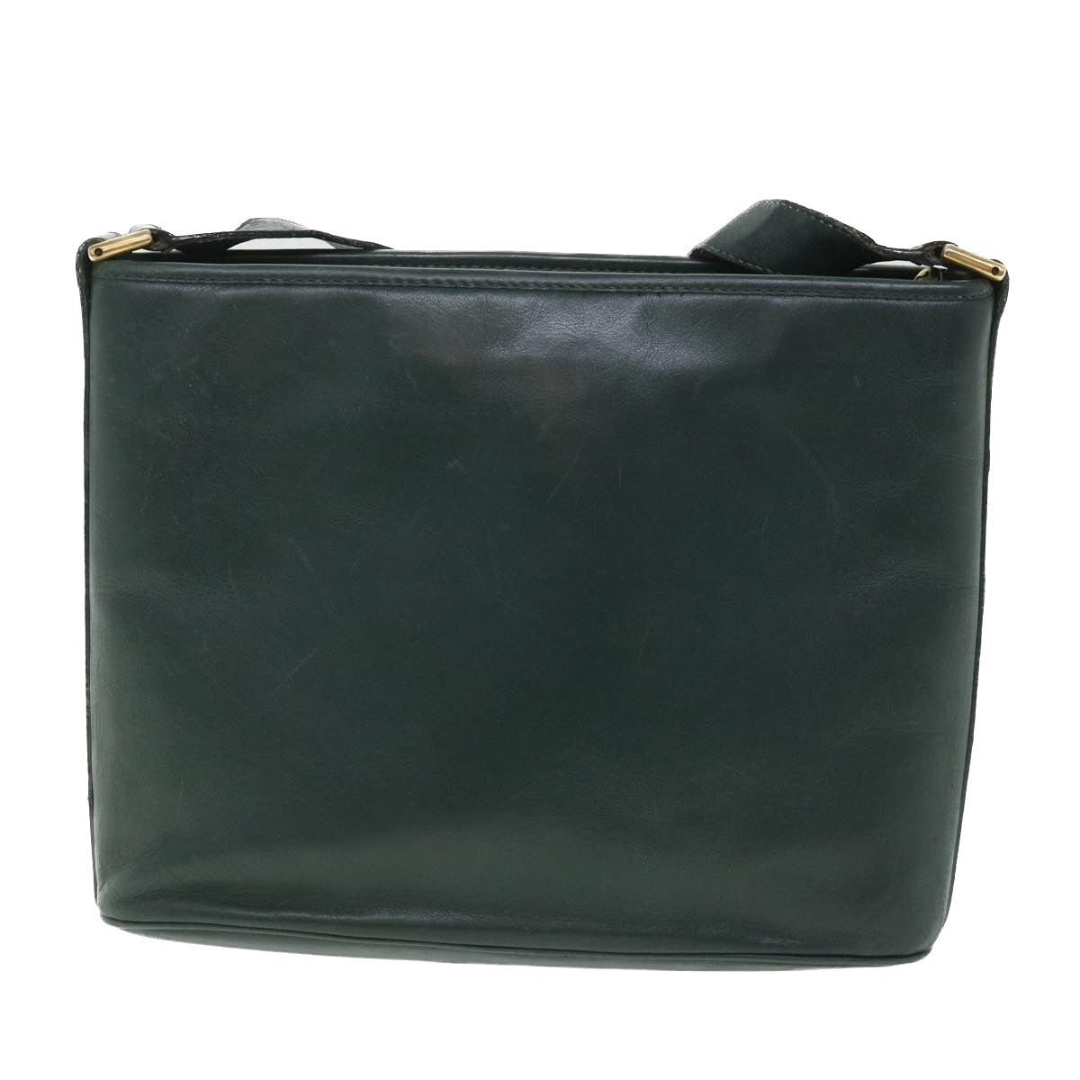 Luxury CELINE Shoulder Bag Leather Green ar10370B