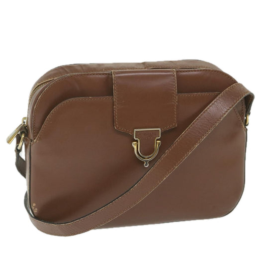 Luxury CELINE Shoulder Bag Leather Brown ar10843B