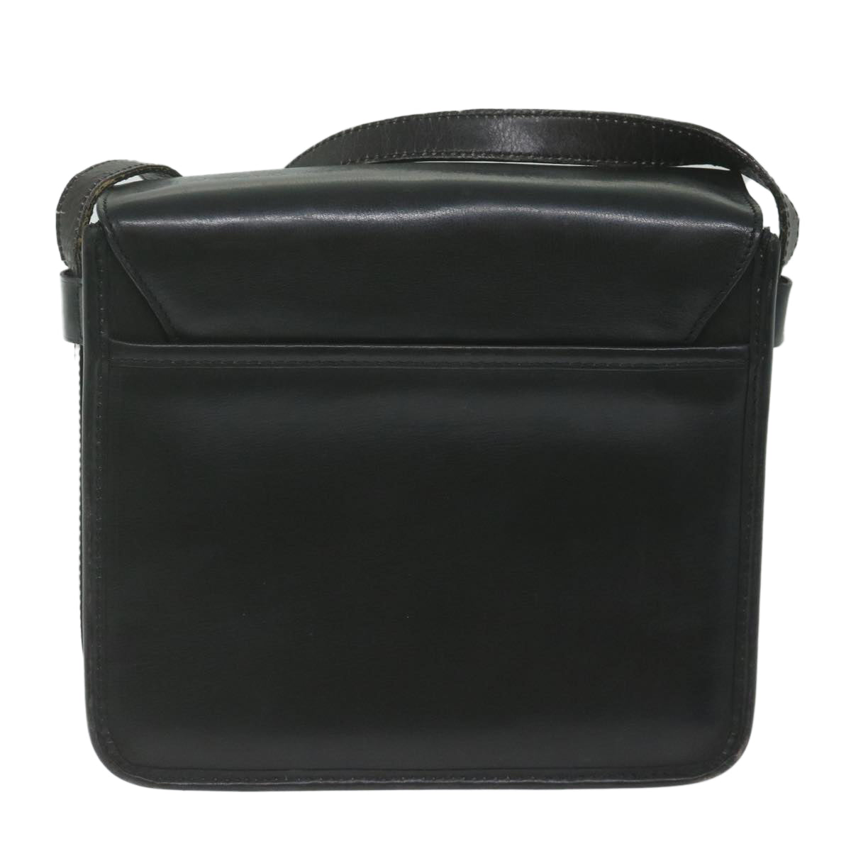 Luxury CELINE Shoulder Bag Leather Black ar11207