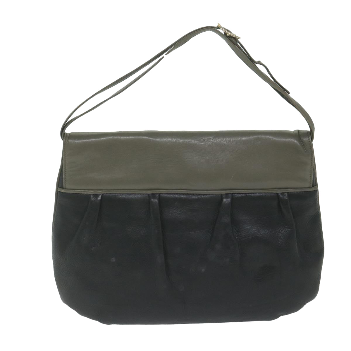 Luxury CELINE Shoulder Bag Leather Black ar11210