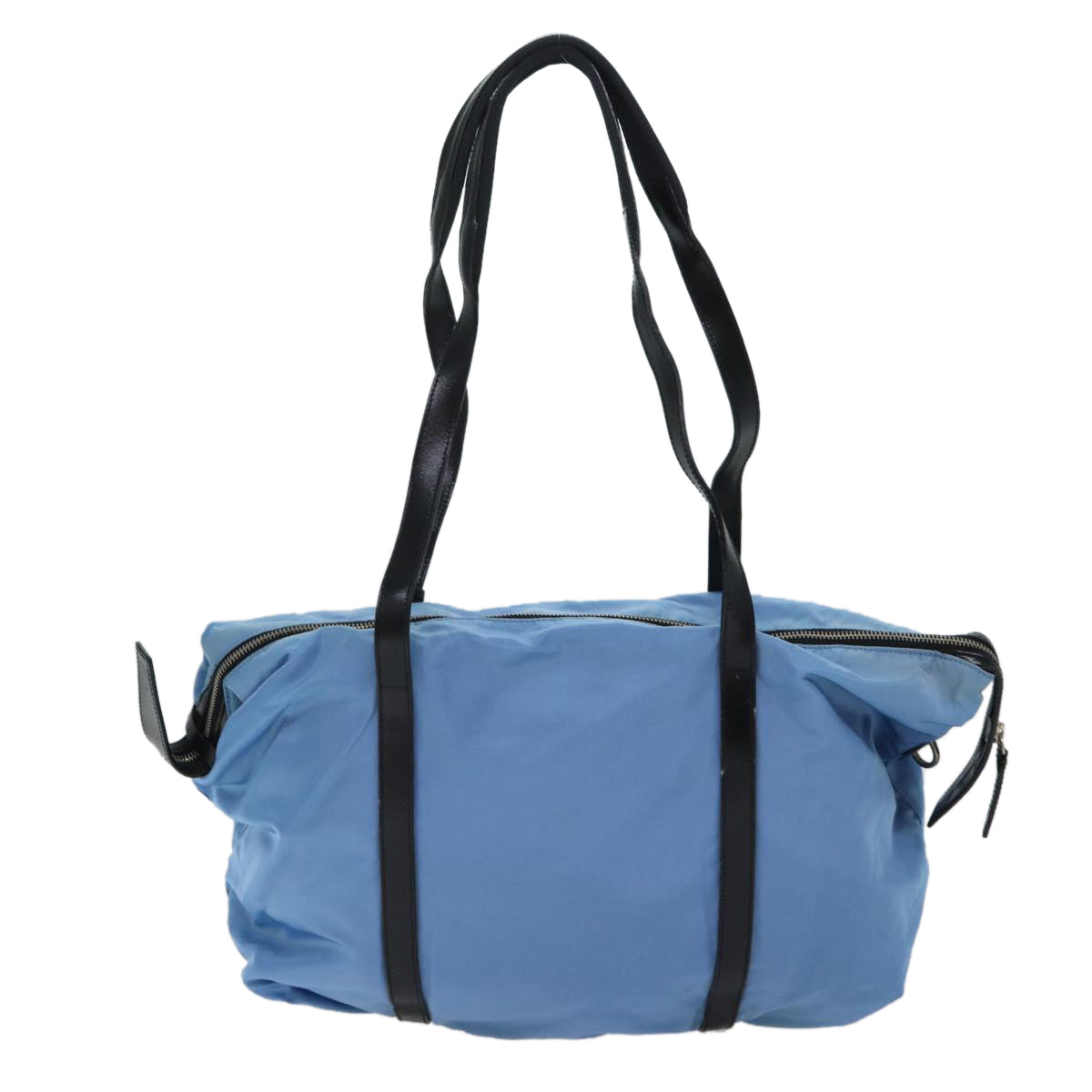 PRADA Shoulder Bag Nylon Blue Auth ar11626B