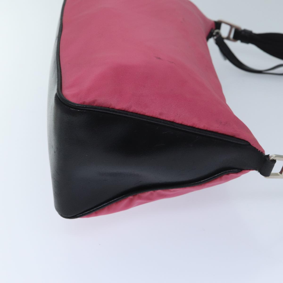 PRADA Shoulder Bag Nylon Pink Auth ar11645B