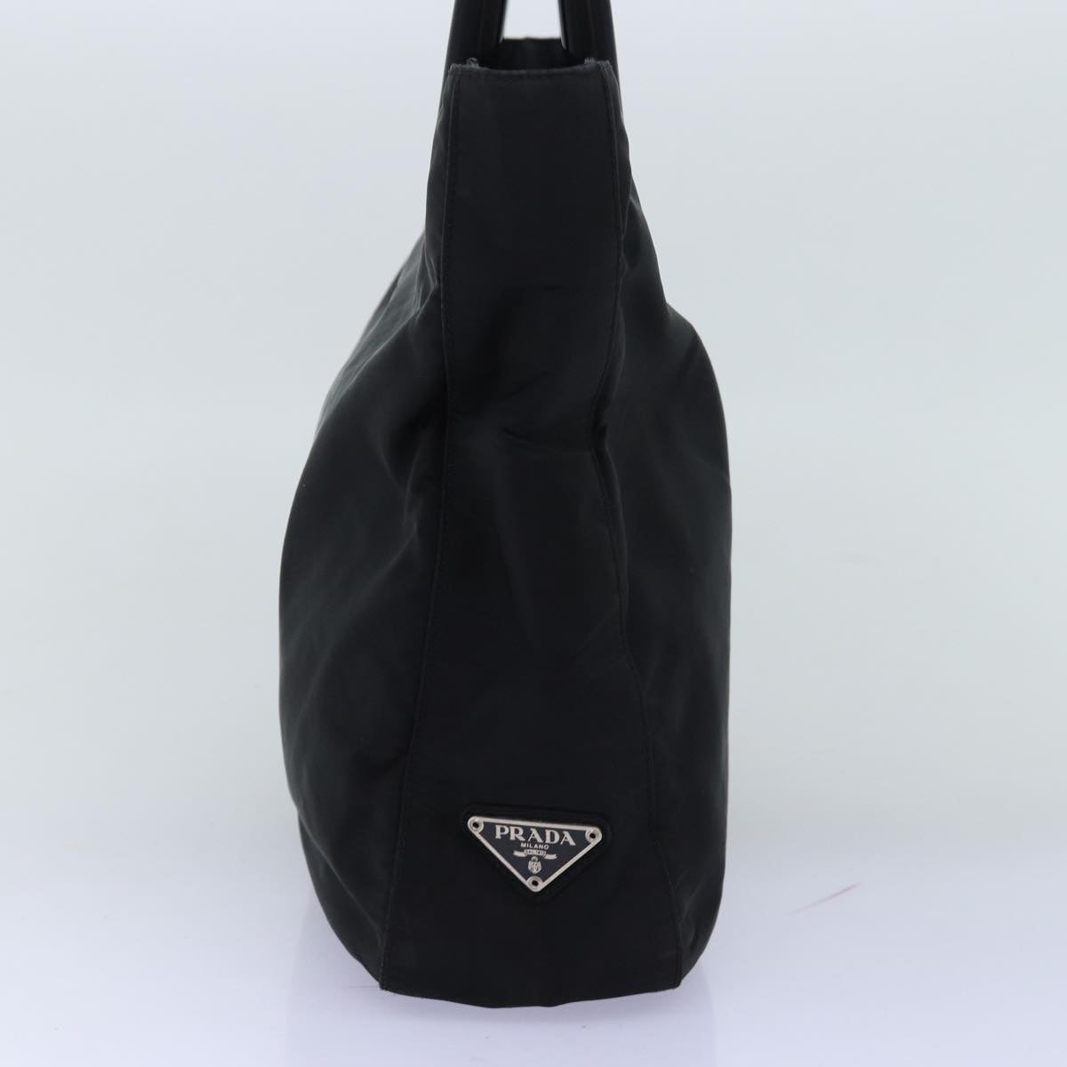 PRADA Hand Bag Nylon Black Auth ar11765B
