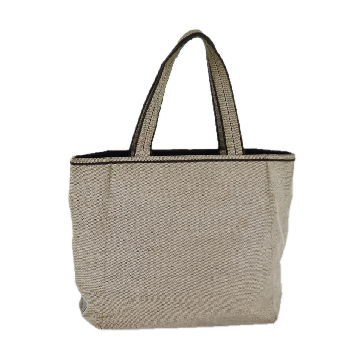 PRADA Tote Bag Canvas Gray Auth