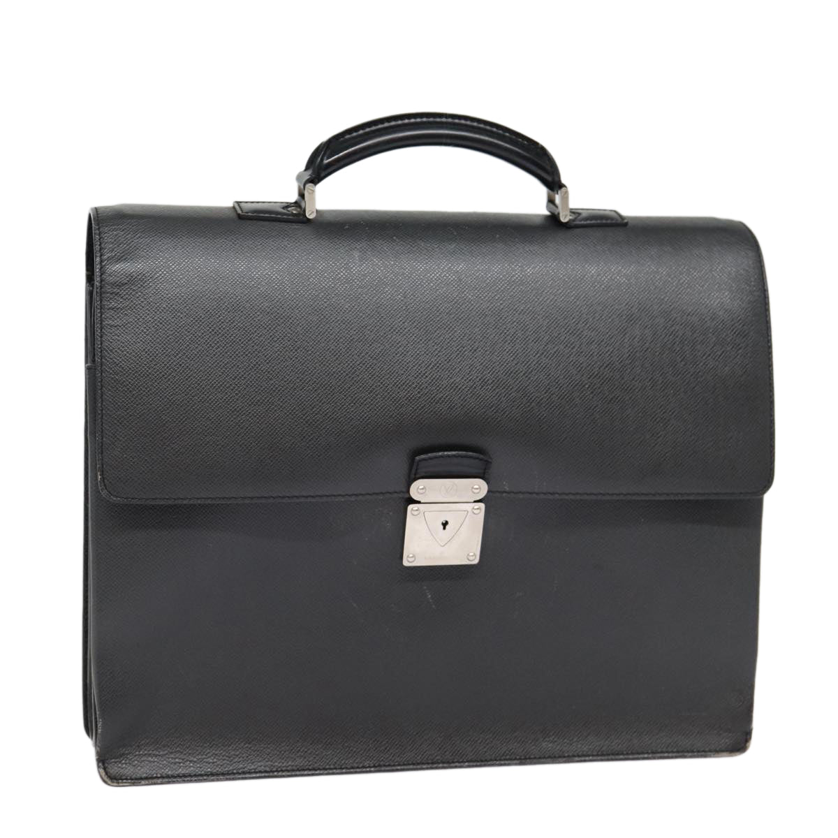 LOUIS VUITTON Taiga Robusto 3 Business Bag Ardoise LV Auth ar12432