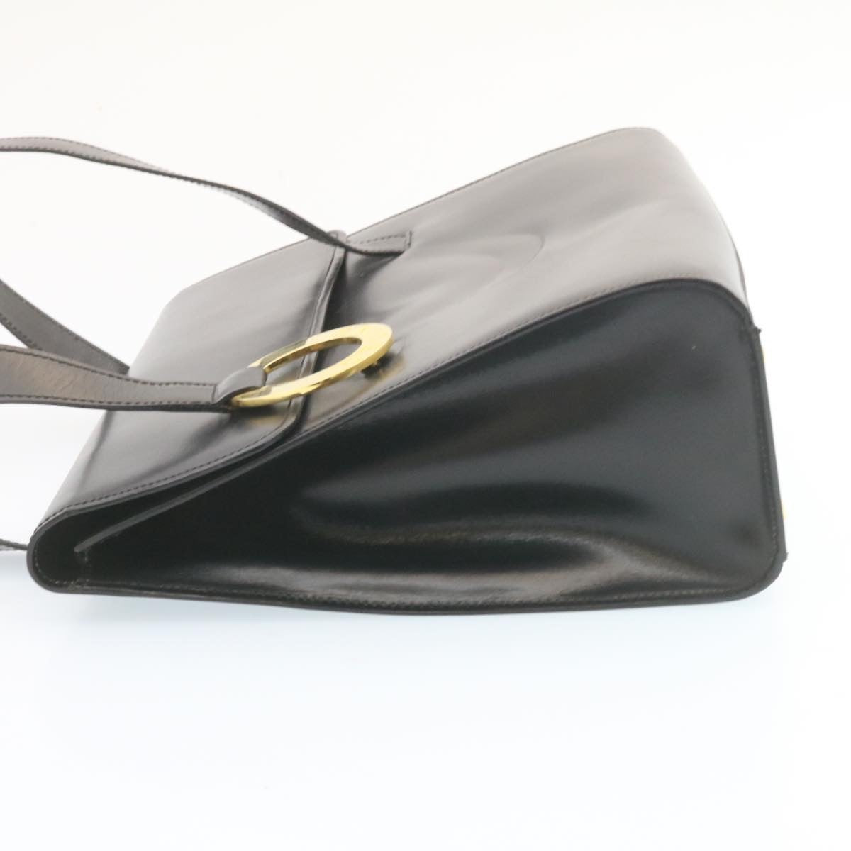 Luxury CELINE Shoulder Bag Leather Black ar5783