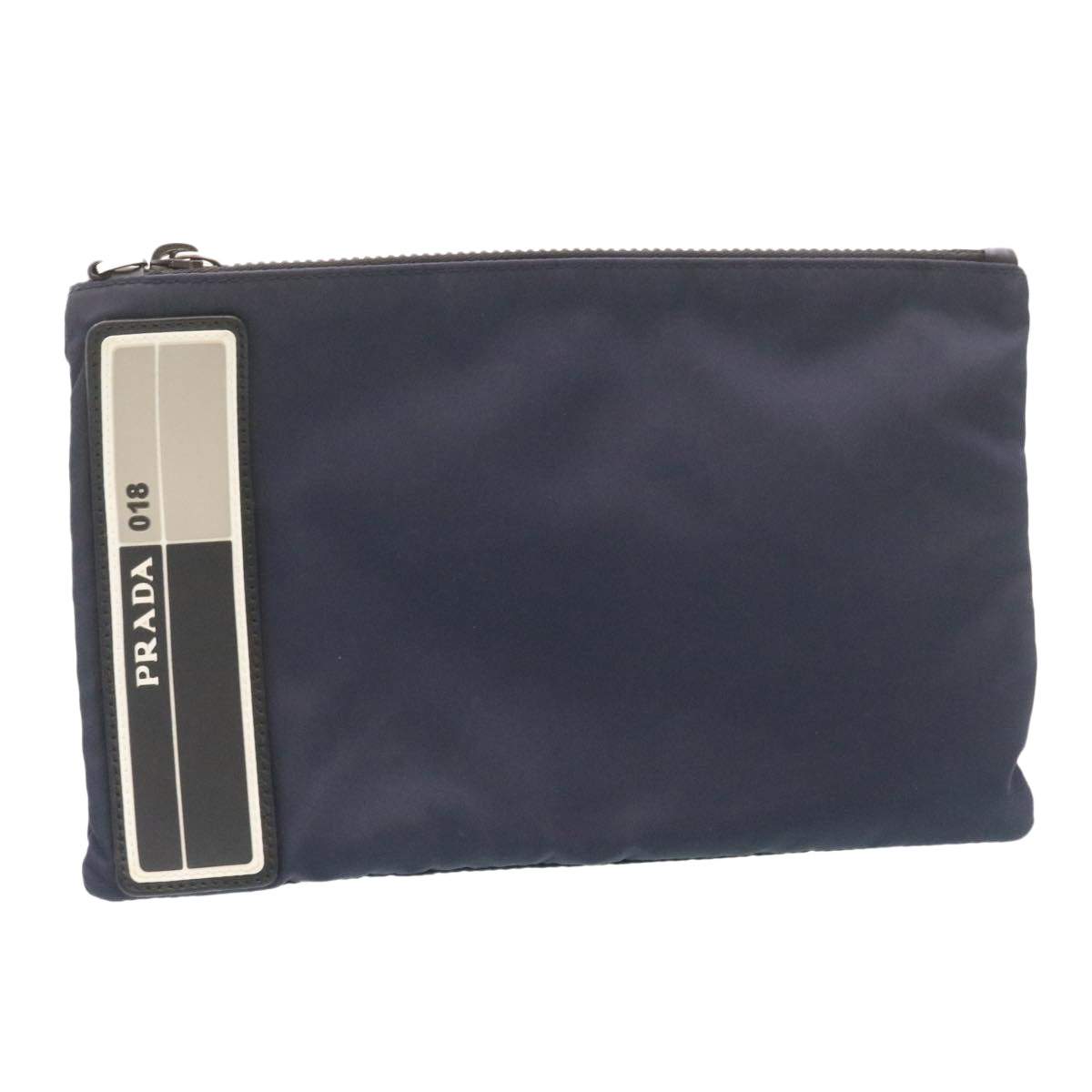 Prada Clutch Bag Nylon Navy