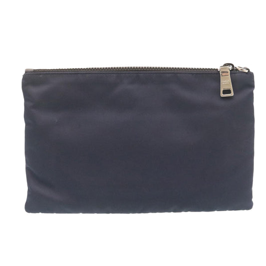Prada Clutch Bag Nylon Navy