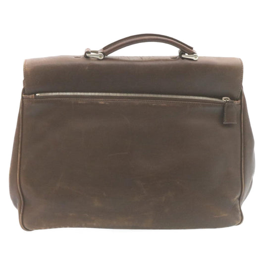 Prada Leather Hand Bag Brown