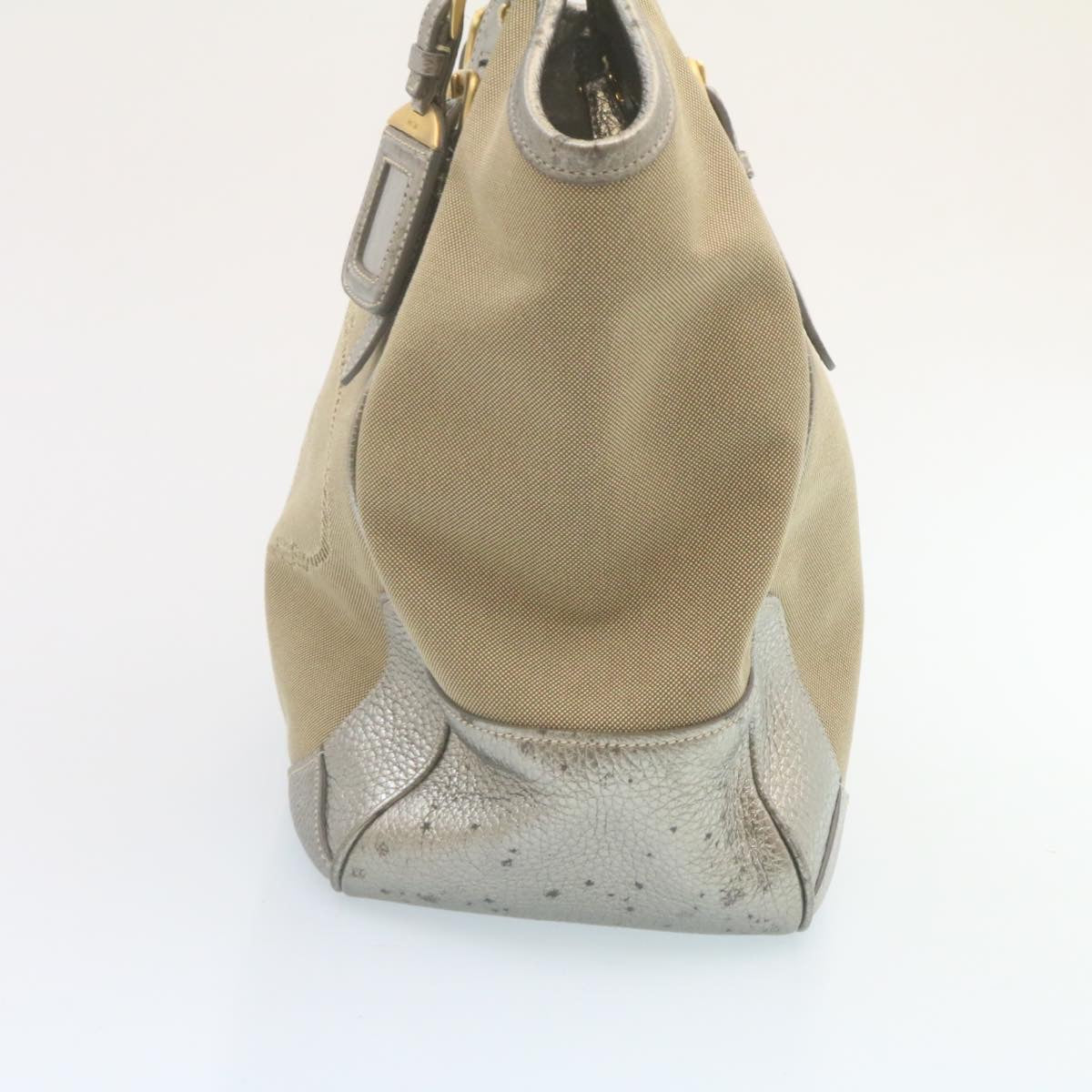 Prada Tote Bag Canvas Beige