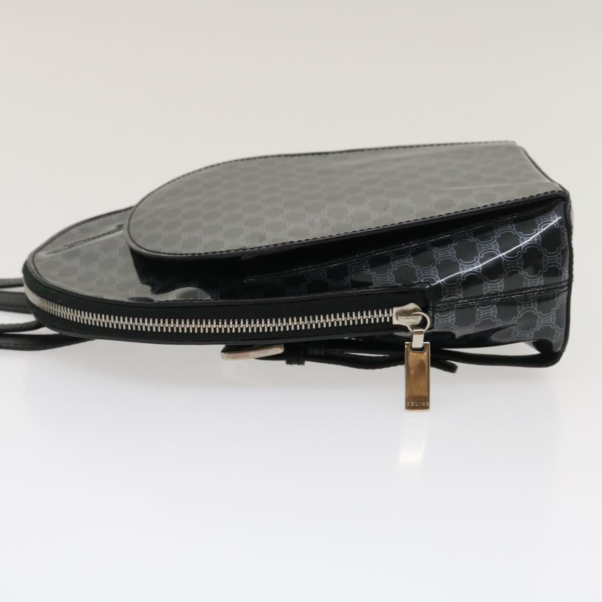 Luxury CELINE Macadam Backpack Vinyl Black ar6749