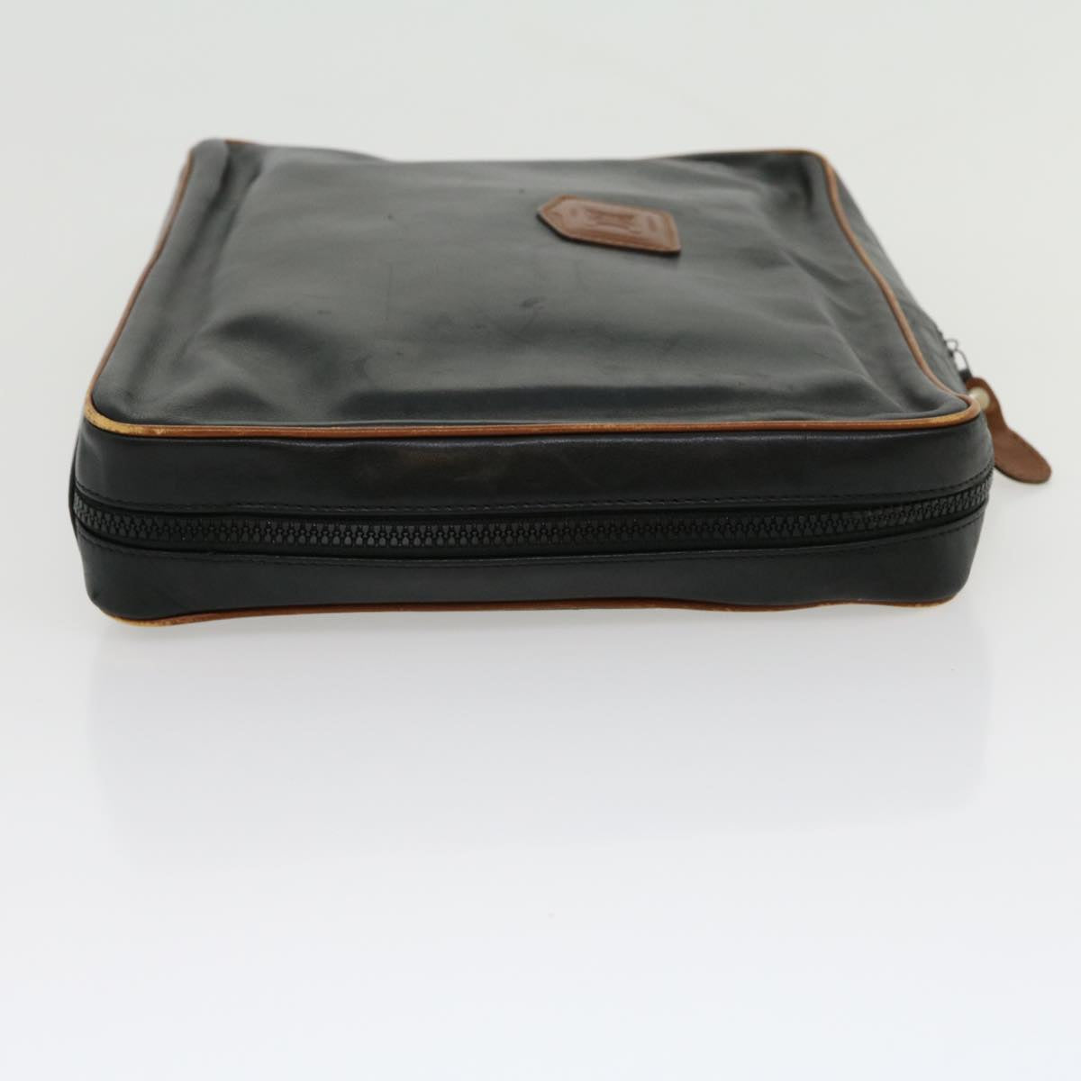 Luxury CELINE Clutch Bag Leather Black ar7220