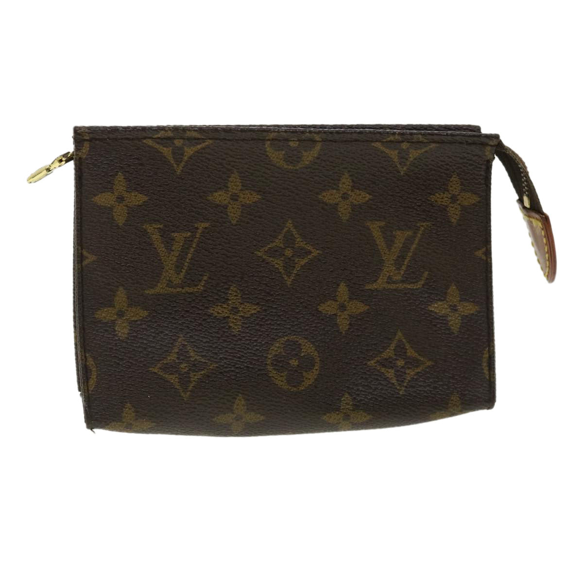 LOUIS VUITTON Monogram Poche Toilette 15 Pouch M47546 LV Auth ar7878B