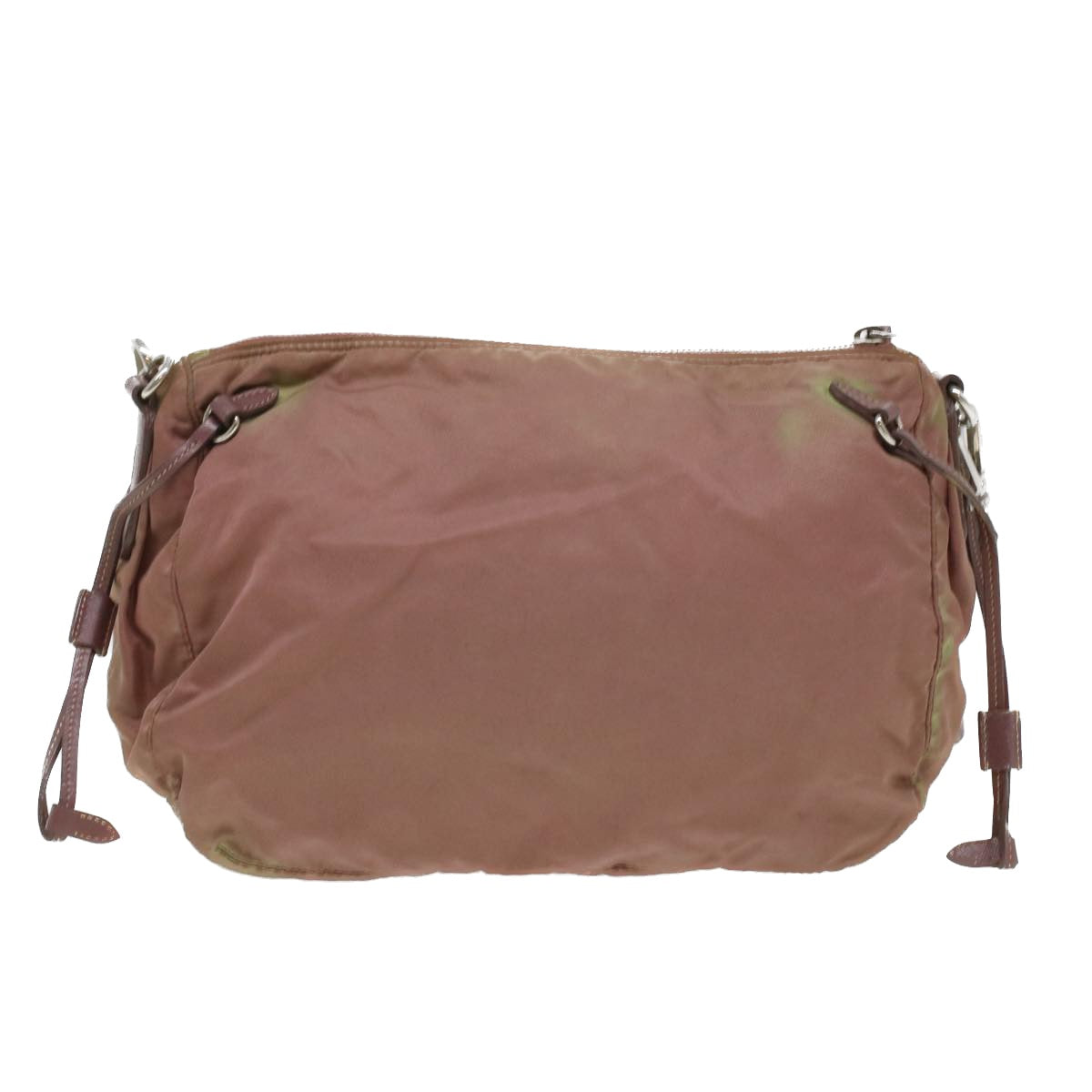 Prada Shoulder Bag Nylon Wine Red