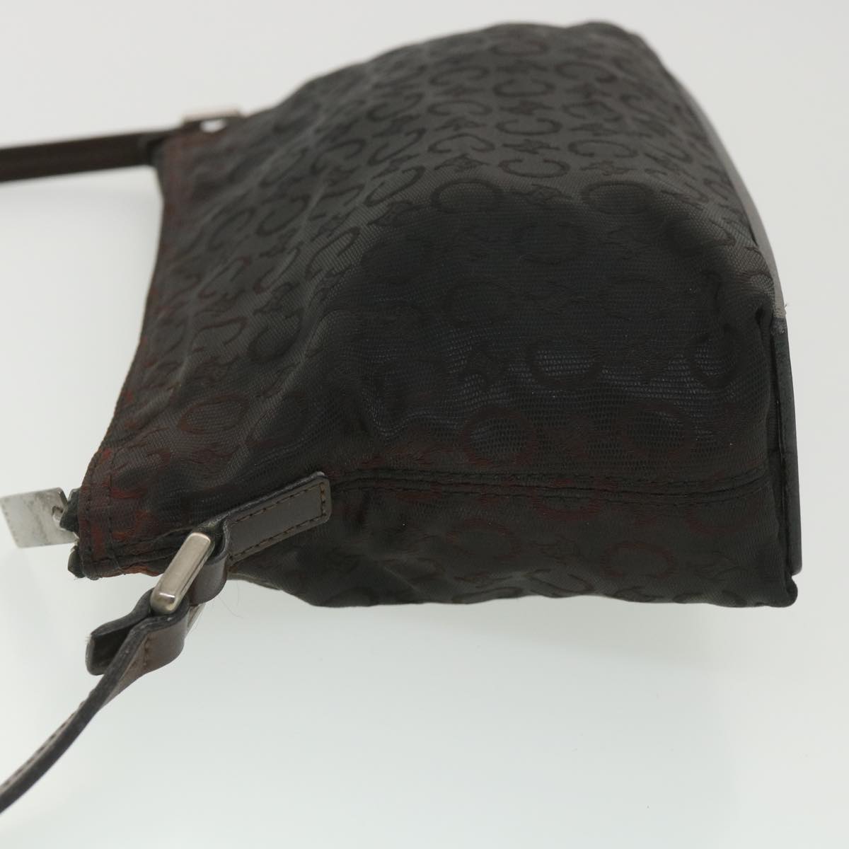 Luxury CELINE C Macadam Canvas Shoulder Bag Black ar9020