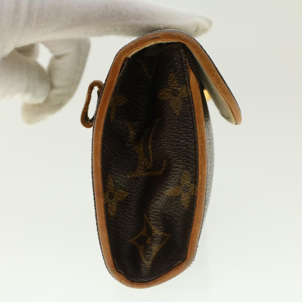LOUIS VUITTON Monogram Pochette Florentine Waist bag M51855 LV Auth ar9316B