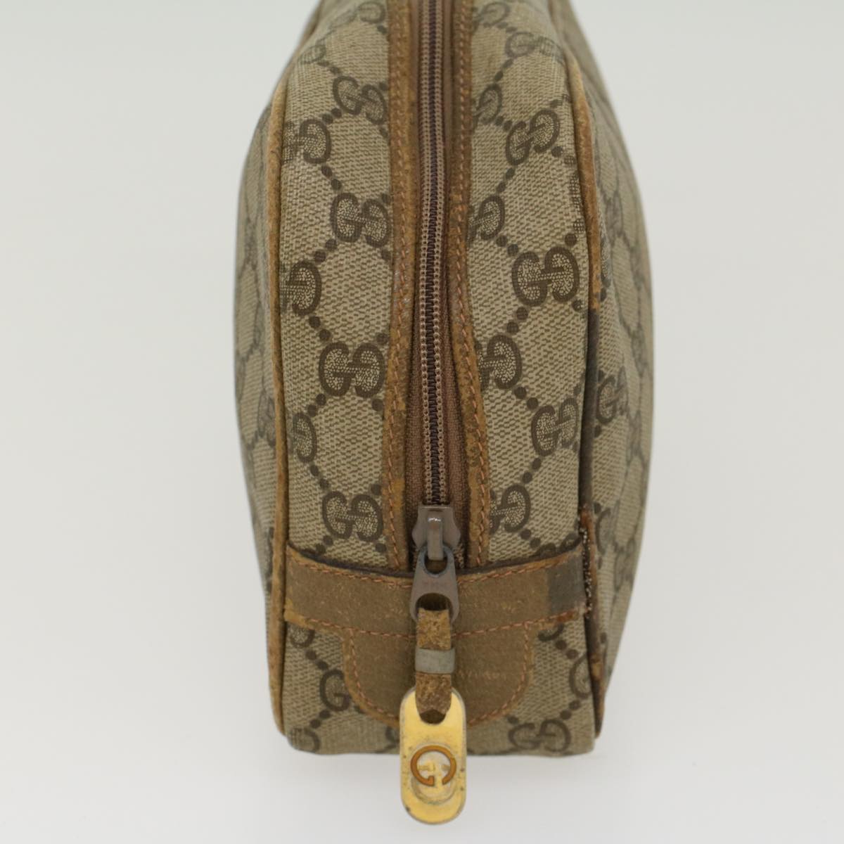 Gucci Leather Canvas Clutch