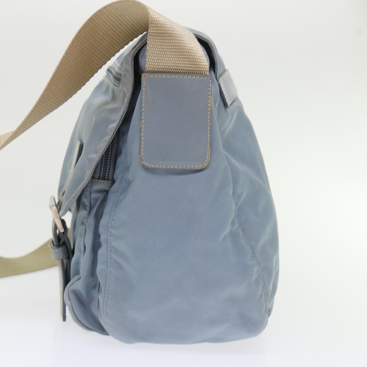 Prada Shoulder Bag Nylon Light Blue