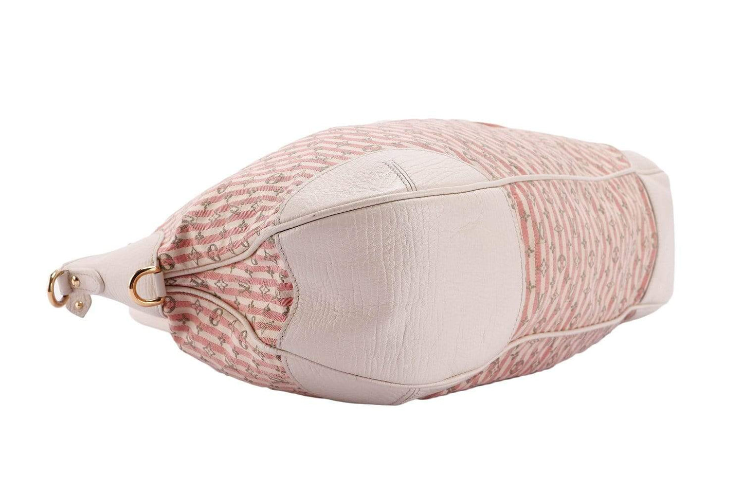 Louis Vuitton Pink Marina Monogram Hobo Mini Lin 2 Way Bag with Strap & Dust Cover