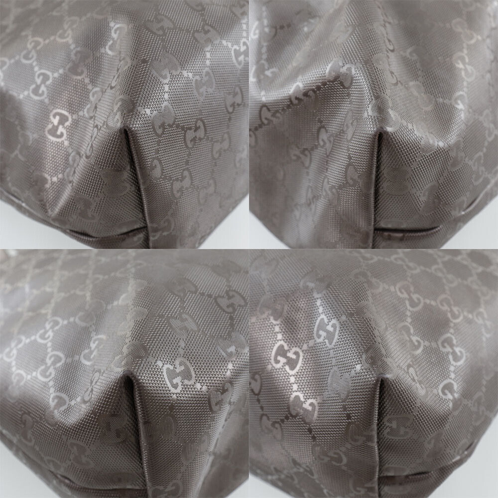 Gucci Leather Canvas Tote
