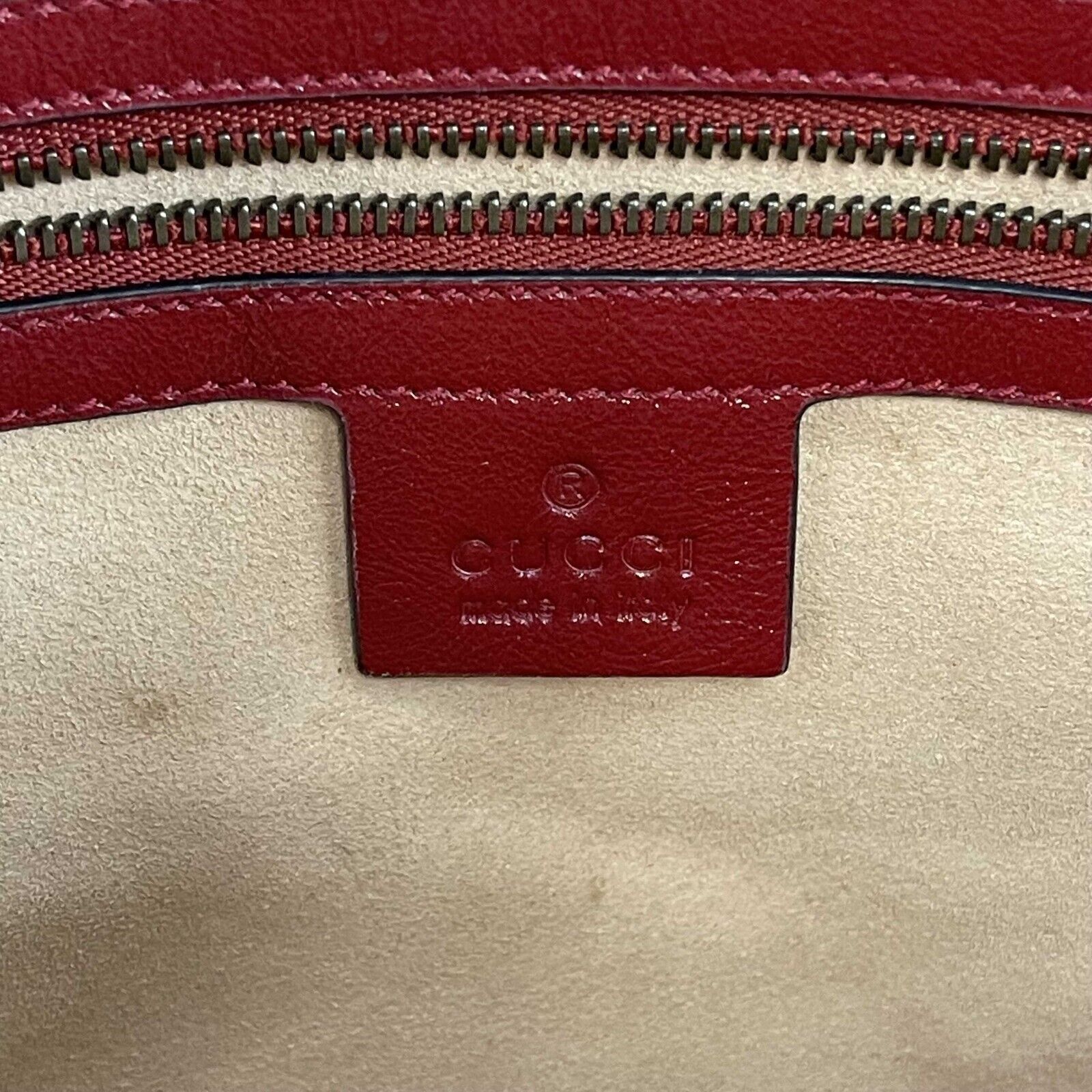 Gucci Lou Leather Top Handle Tote