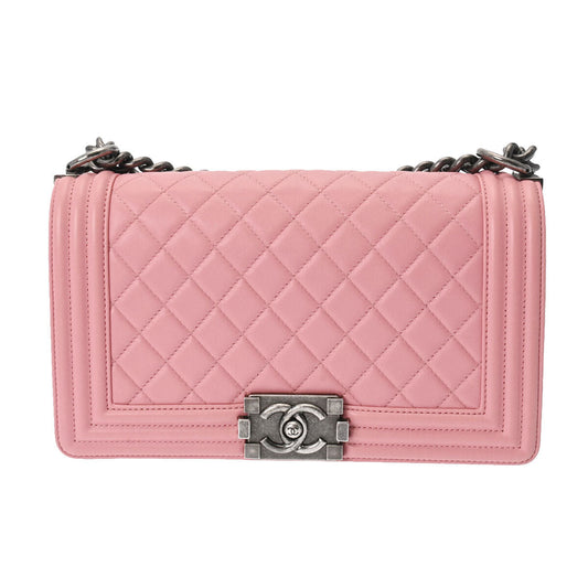 Chanel Boy Chainshoulder 9 8 Pink