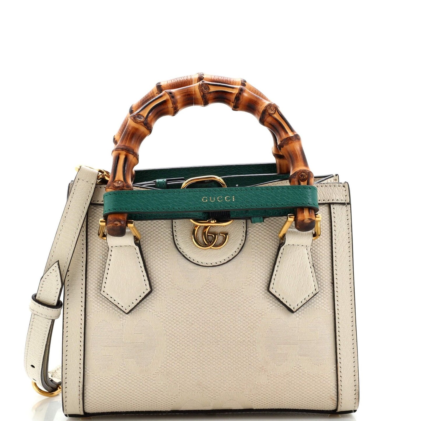 Gucci Canvas Top Handle Tote