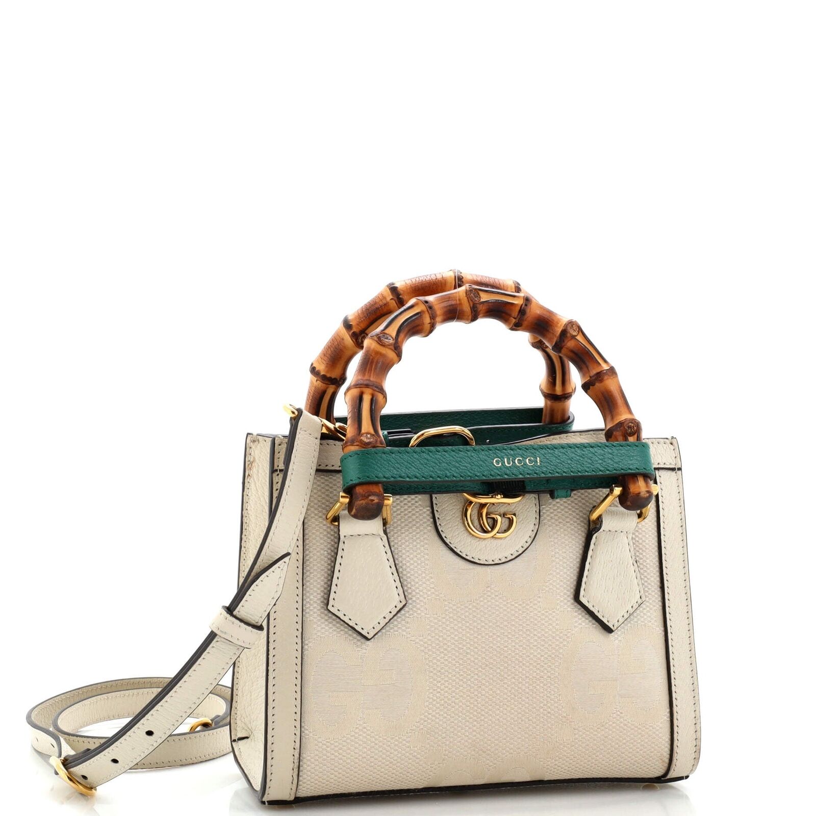 Gucci Canvas Top Handle Tote