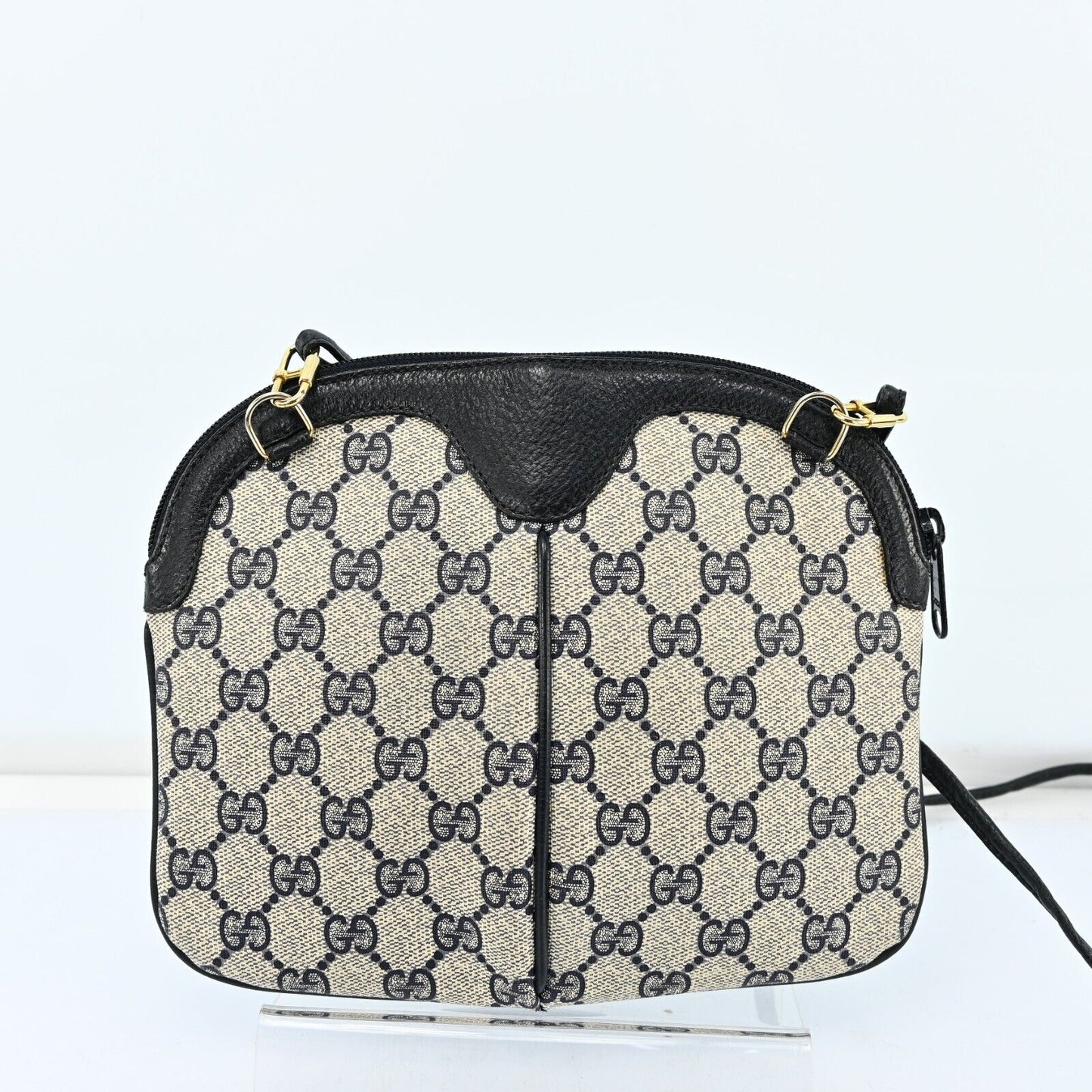 Gucci Monogram Leather Shoulder Bag