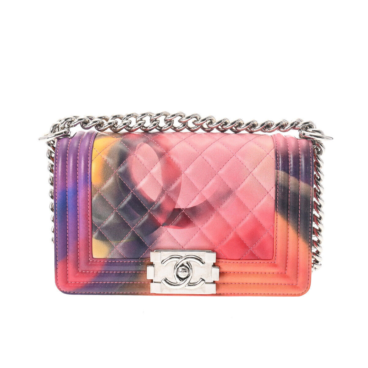 Chanel Boy Chainshoulder 7 9 Marble