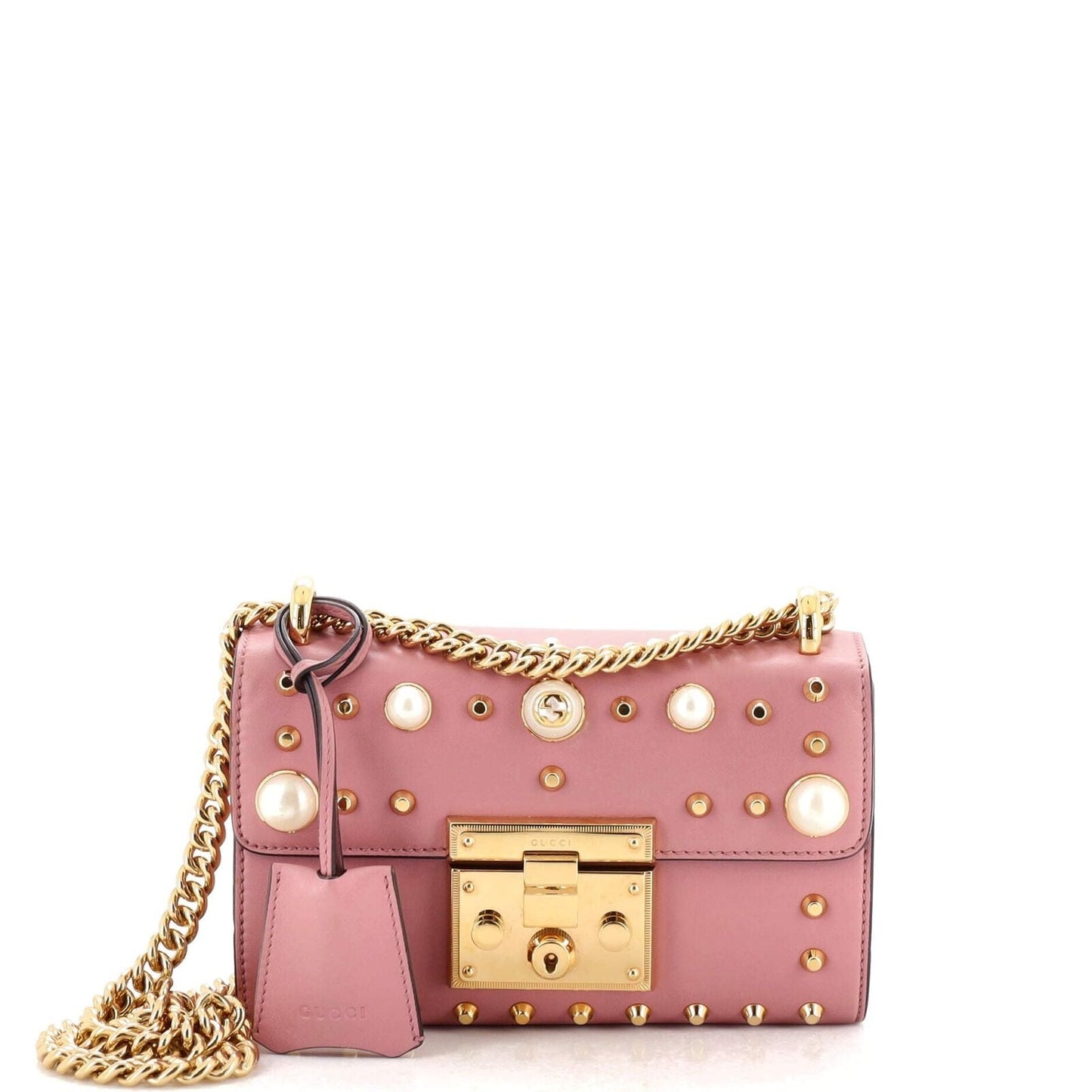 Gucci Twist Leather Shoulder Bag