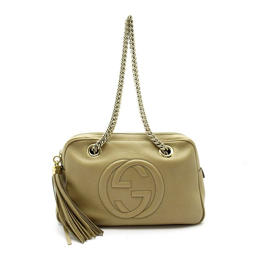 Gucci Chain Leather Tote