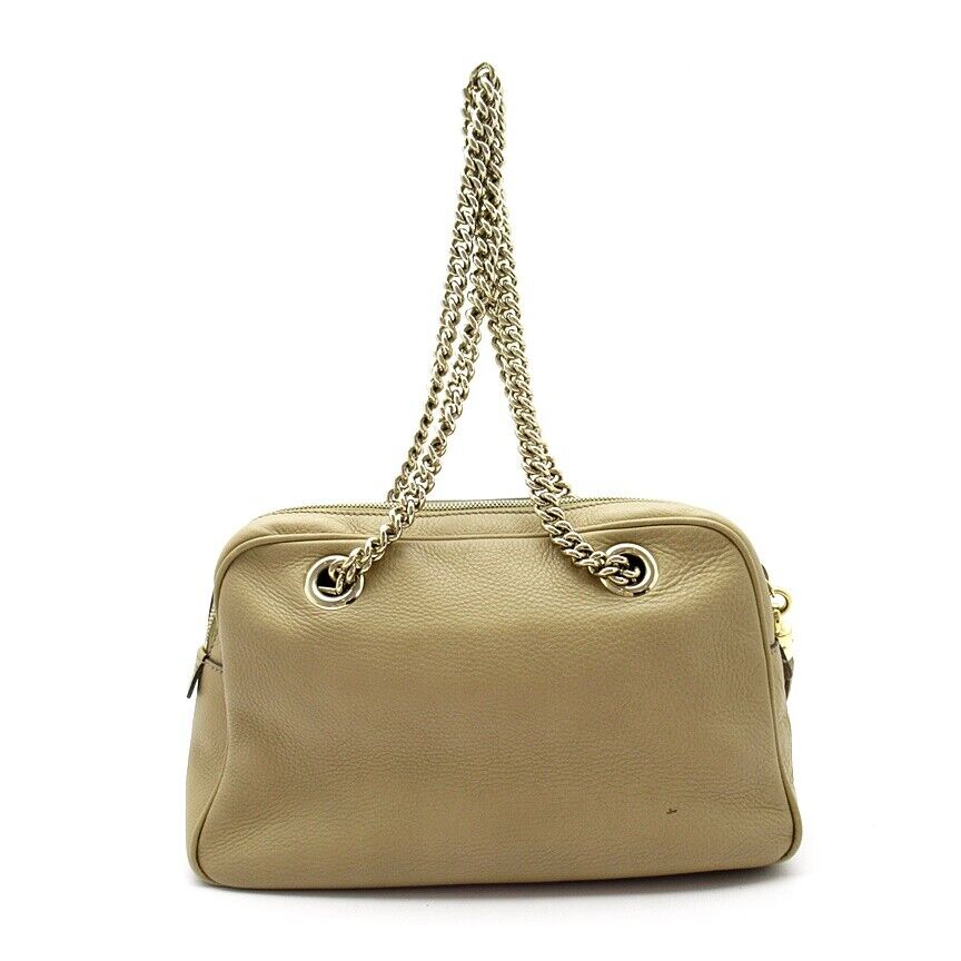 Gucci Chain Leather Tote