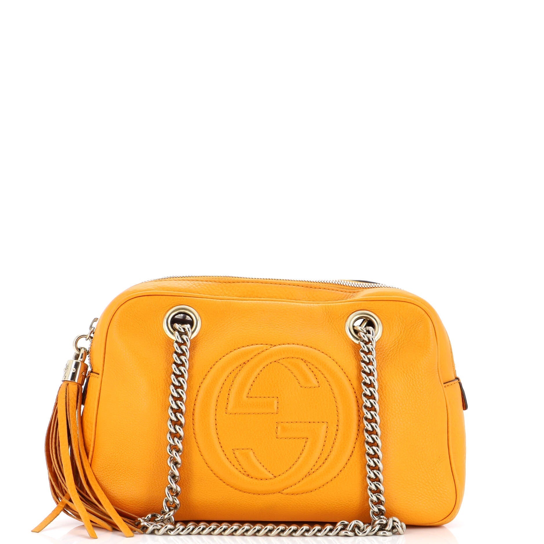 Gucci Chain Leather Shoulder Bag