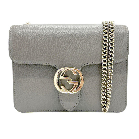 Gucci Chain Leather Shoulder Bag