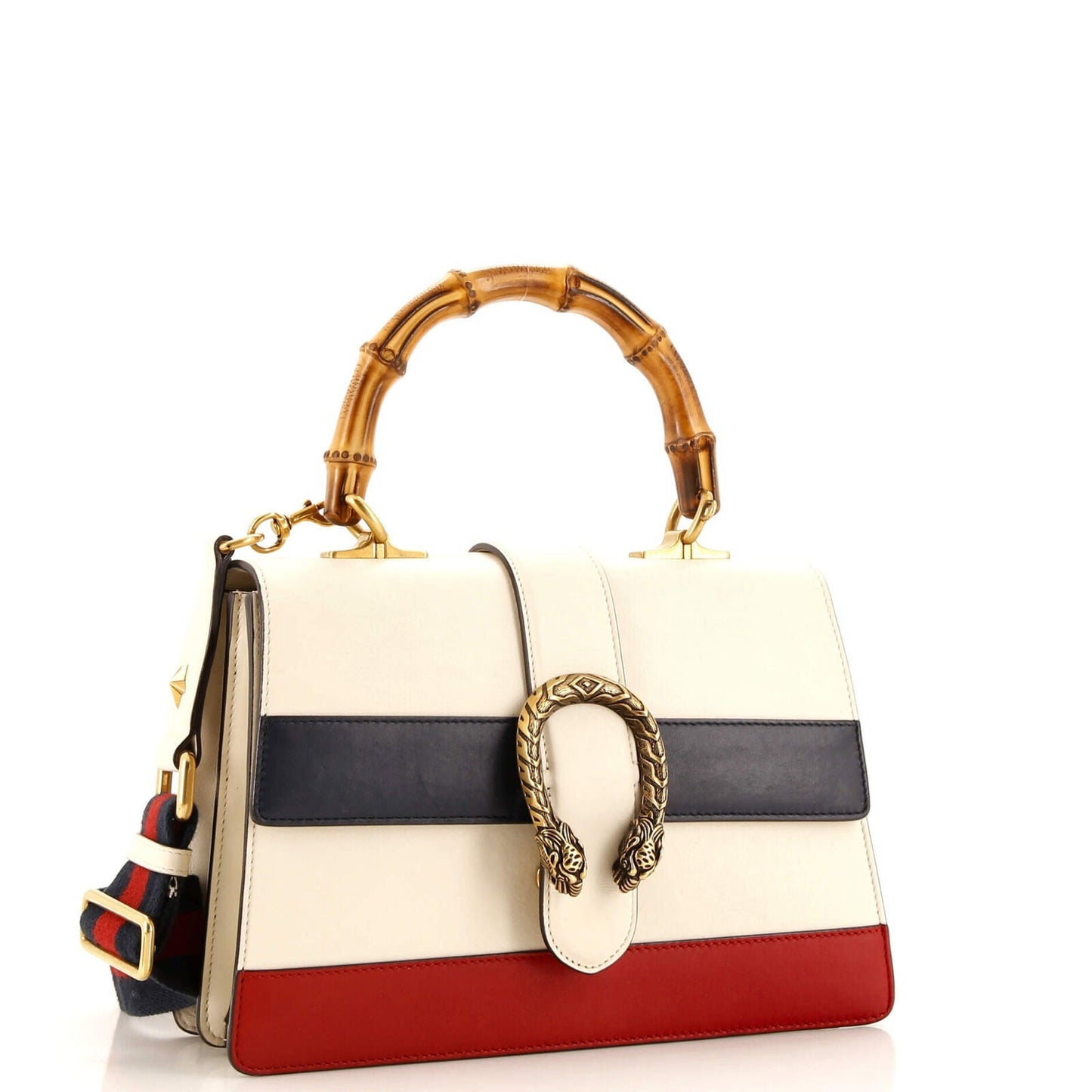 Gucci Leather Top Handle Handbag